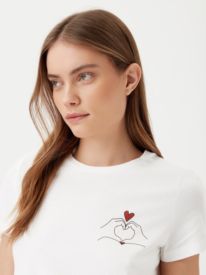 Vero Moda Vero Moda Футболка Viva 10322077 Білий Regular Fit