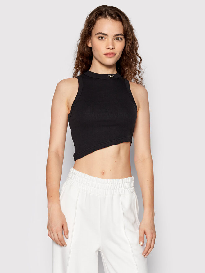 Reebok Reebok Marškinėliai Classics HH7375 Juoda Slim Fit