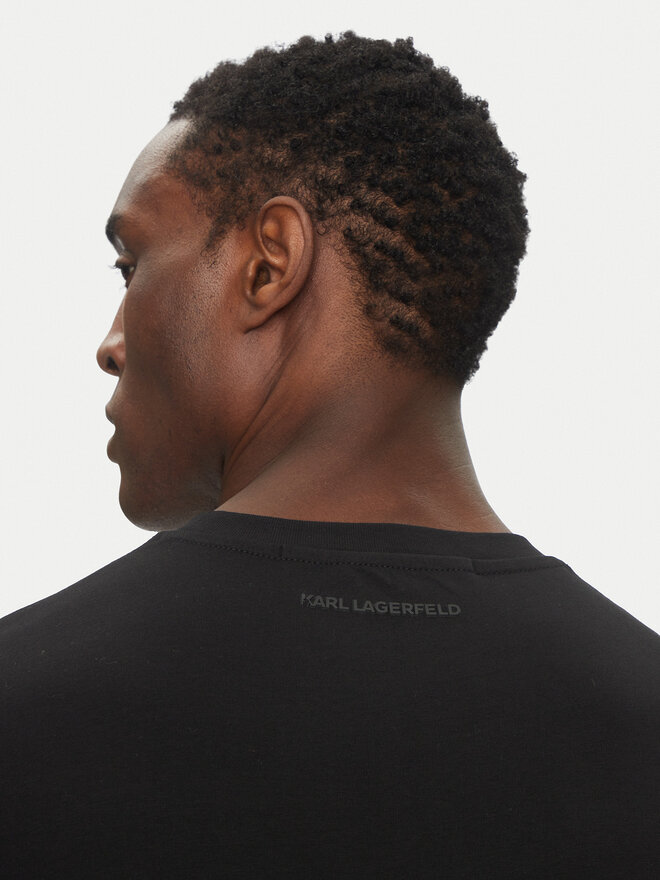 KARL LAGERFELD KARL LAGERFELD T-Shirt 755058 552235 Schwarz Regular Fit