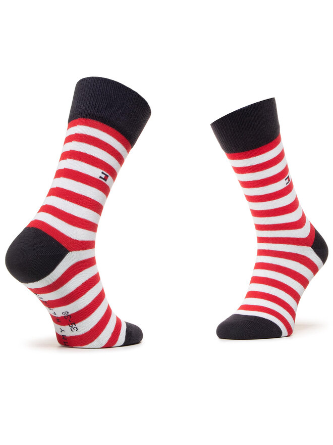 Tommy Hilfiger Sada 2 párů vysokých ponožek unisex Tommy Hilfiger 100000816 Barevná
