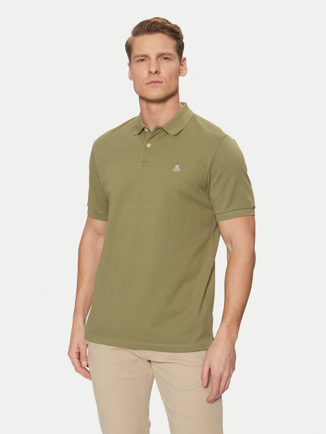 Marc O'Polo Marc O'Polo Pólóing B21223053092 Khaki Regular Fit