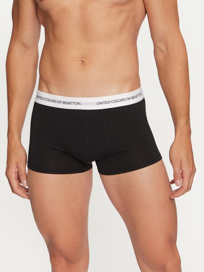 United Colors Of Benetton United Colors Of Benetton 3er-Set Boxershorts 3OP82X00Y Schwarz