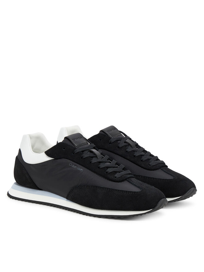 Calvin Klein Sneakersy Calvin Klein Runner Lace Up - Nylon Mix HW0HW02395 Czarny