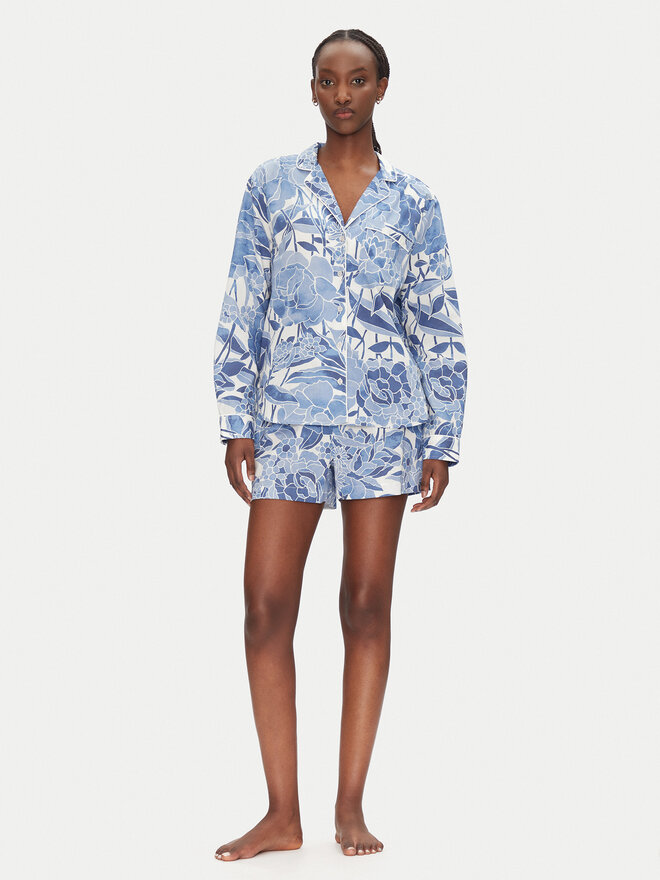 Gap Gap Pyjamashorts 531510-14 Blau Relaxed Fit