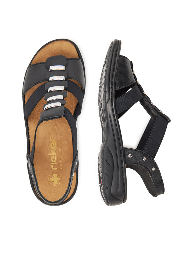 Rieker Basutės Rieker 64580-00 Juoda