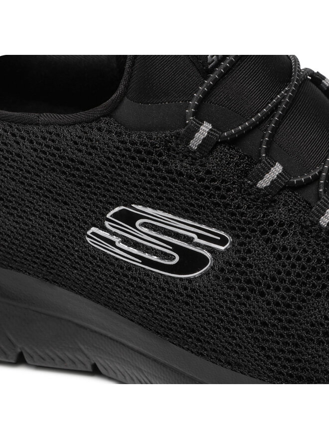 Skechers Sneakersy Skechers Leopard Spot 149037/BBK Czarny