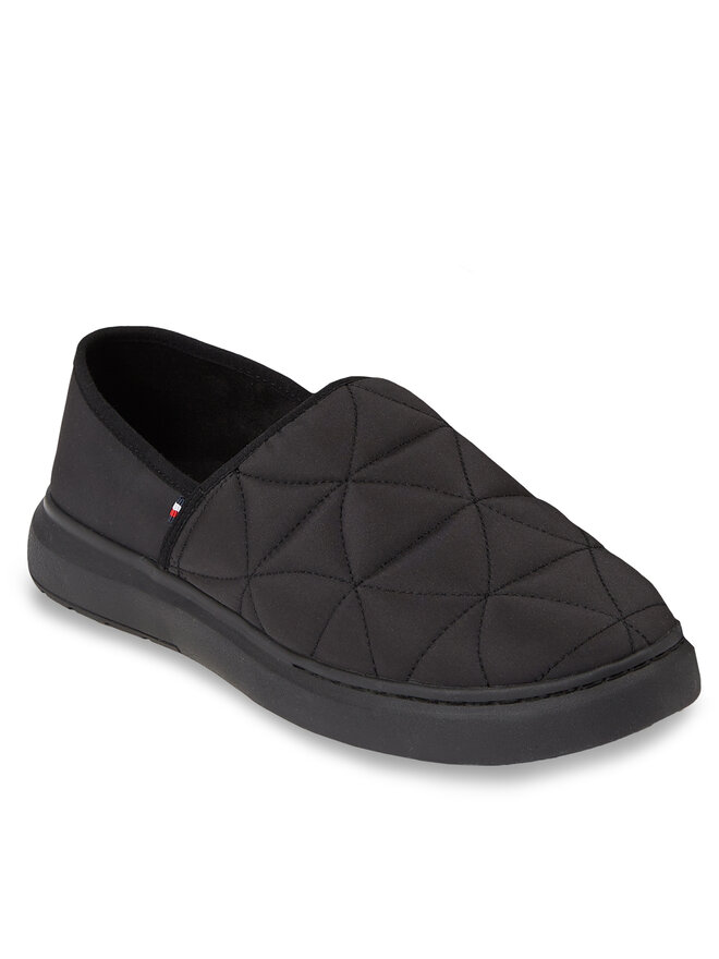 Tommy Hilfiger Pantofole Tommy Hilfiger Hilfiger Warm Hybrid Homeslipper FM0FM04772 Nero