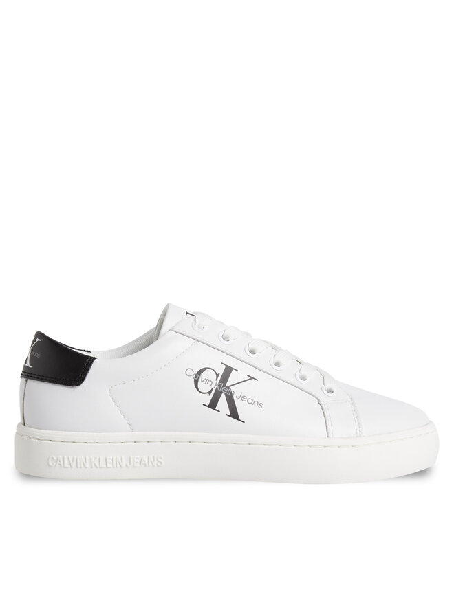 Calvin Klein Jeans Sneakersy Calvin Klein Jeans Classic Cupsole Laceup Lth Wn YW0YW01269 Biały