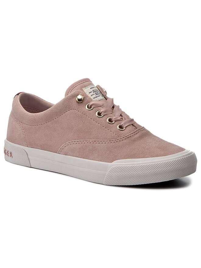 Tommy Hilfiger Πάνινα παπούτσια Tommy Hilfiger Wmn Yarmouth 1B FW0FW01164 Ροζ