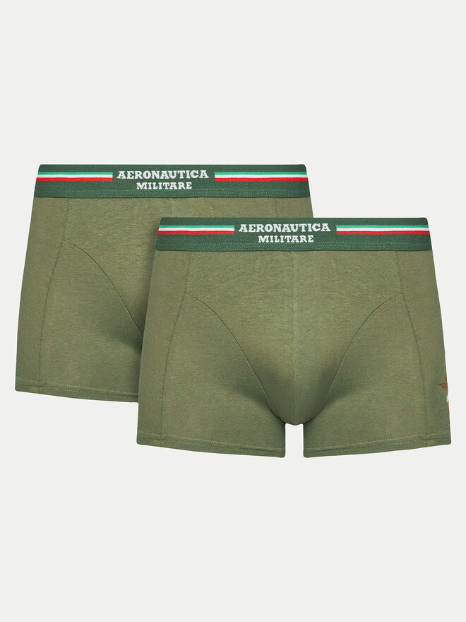 Aeronautica Militare Aeronautica Militare 2er-Set Boxershorts AM1UBX001 Khakifarben