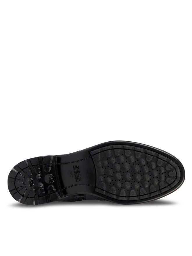 Geox Kozačky ve vojenském stylu Geox D Walk Pleasure D36TGH 04948 C9999 Černá