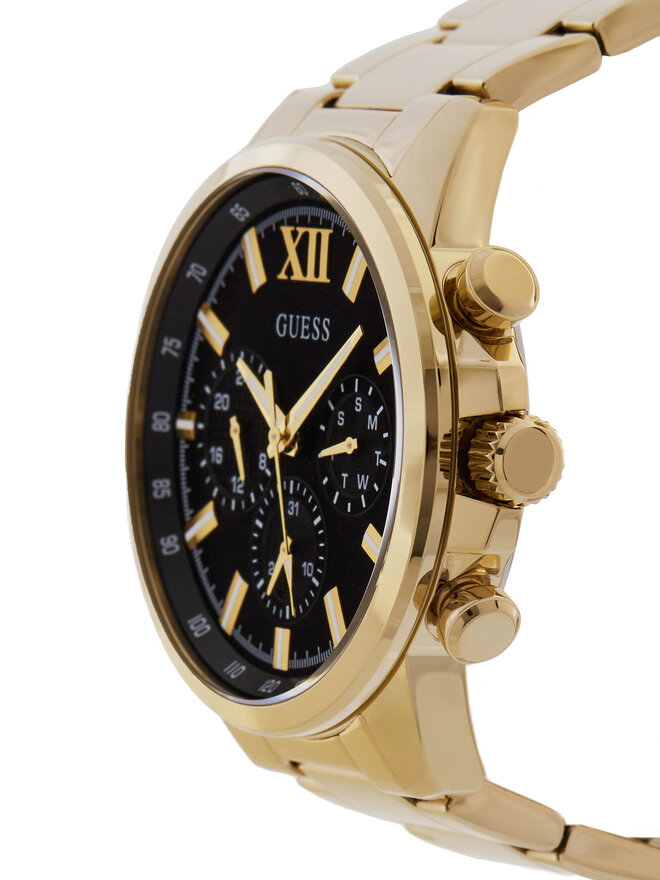 Guess Ročna ura Guess Walker GW0900G3 Zlata