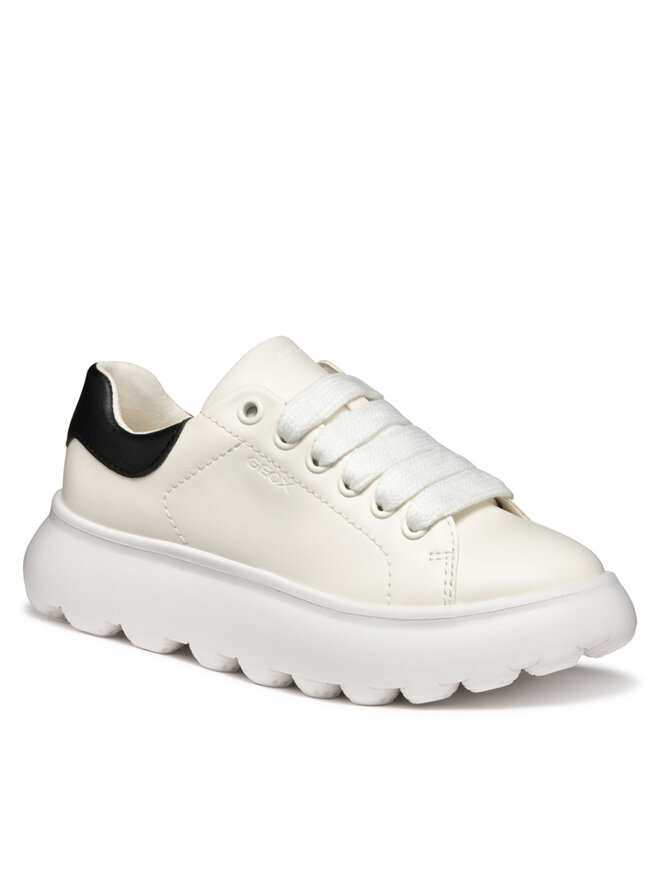 Geox Sneakersy Geox J Puffypop J55MRA 000BC C0404 M Bílá