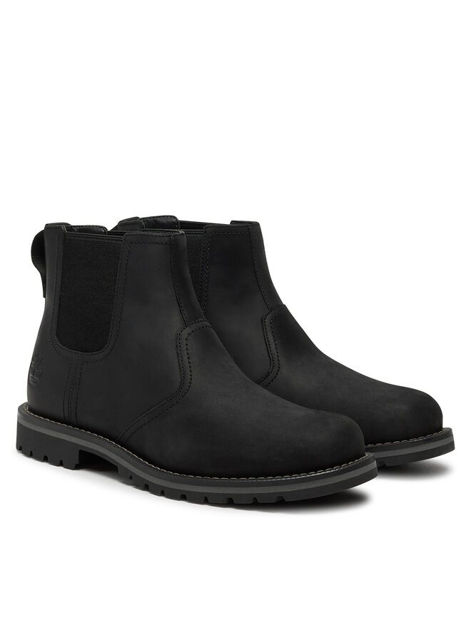 Timberland Μποτάκια με λάστιχο Timberland Larchmont TB1A2NHW0151 Μαύρο