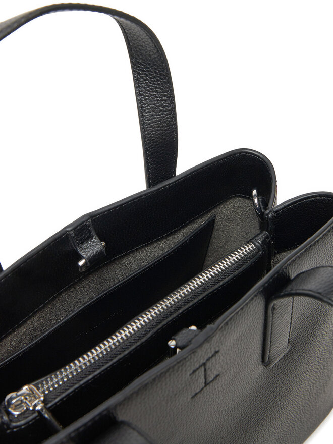 Calvin Klein Táska Calvin Klein Ck Plaque Small Tote K60K612781 Fekete