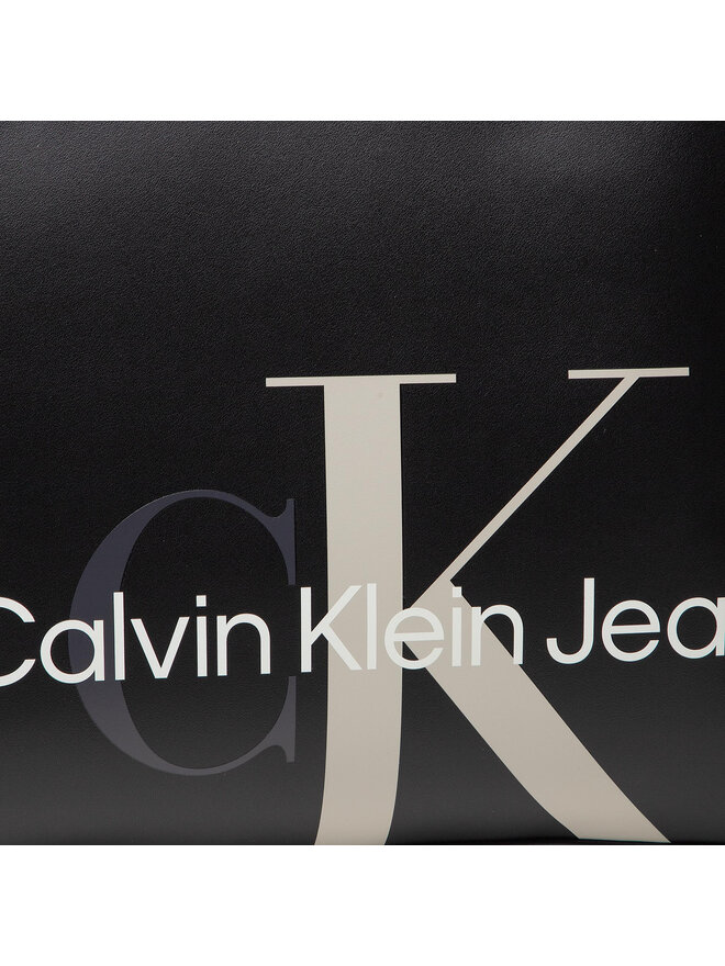 Calvin Klein Jeans Handtasche Calvin Klein Jeans Sculpted Mono Shopper K60K608928 Schwarz