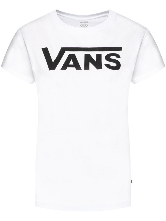 Vans Vans Majica Wm Flying V Crew Tee VN0A3UP4 Bela Regular Fit
