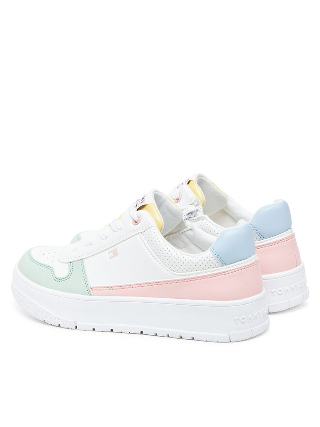 Tommy Hilfiger Αθλητικά Tommy Hilfiger Low Cut Lace-Up Sneaker T3A9-33740-1355 S Λευκό