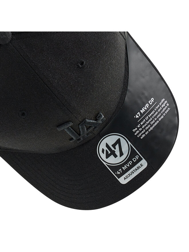 47 Brand Czapka z daszkiem 47 Brand MLB Los Angeles Dodgers Cold Zone B-CLZOE12WBP-BKD Czarny