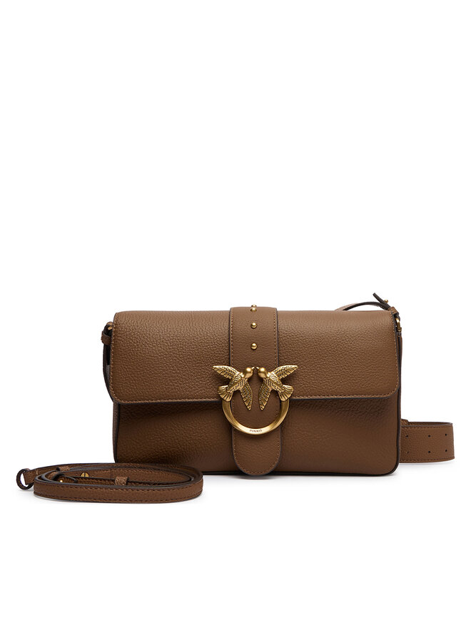 PINKO Handtasche PINKO Love One Classic Slouchy Fl PLTT 104524 A2OX Braun