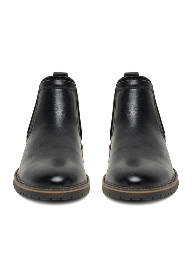 Lanetti Klassische Stiefeletten Lanetti CEO-1897 124AM Schwarz