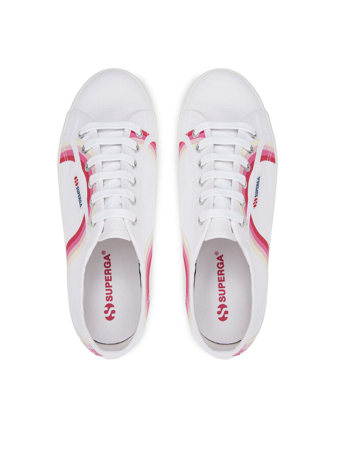 Superga Tenisky Superga Round Stripes 2790 S4128TW Bílá