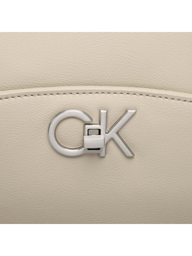 Calvin Klein Rucksack Calvin Klein Re-Lock Domed Backpack K60K610772 Beige