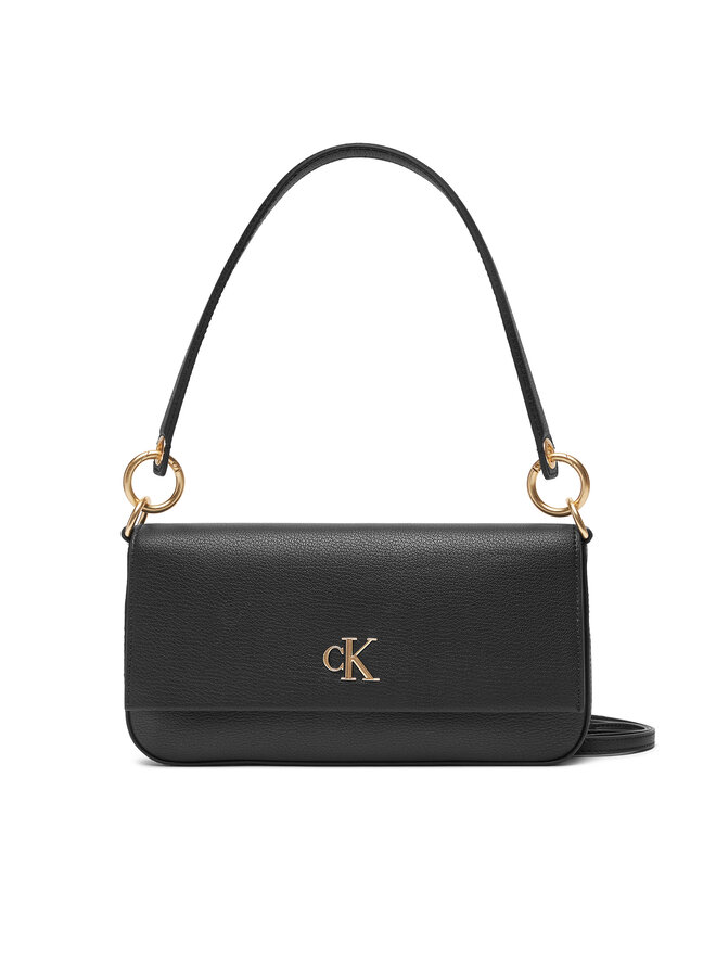 Calvin Klein Jeans Torbica Calvin Klein Jeans Minimal Monogram Shoulder Pouch LV04K3161G Crna