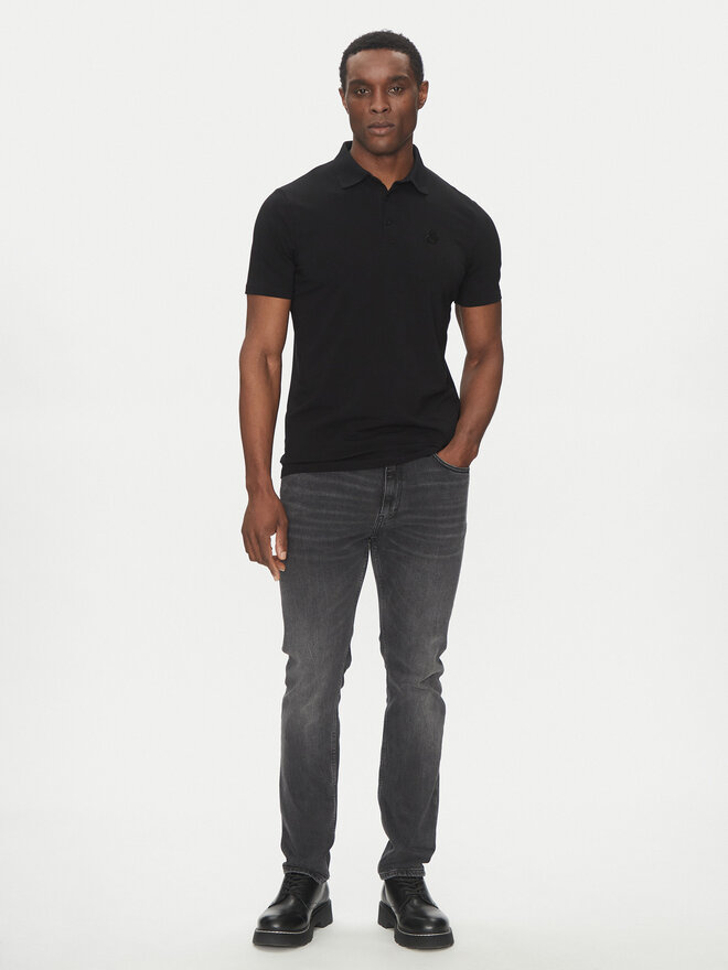 KARL LAGERFELD KARL LAGERFELD Polo 745750 500221 Μαύρο Regular Fit