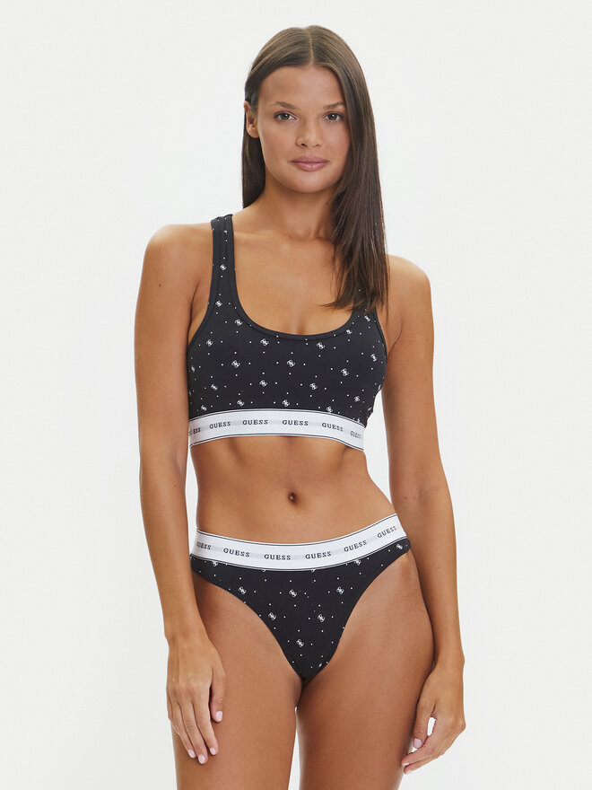 Guess Guess Stringtanga O97E04 KBOE1 Schwarz