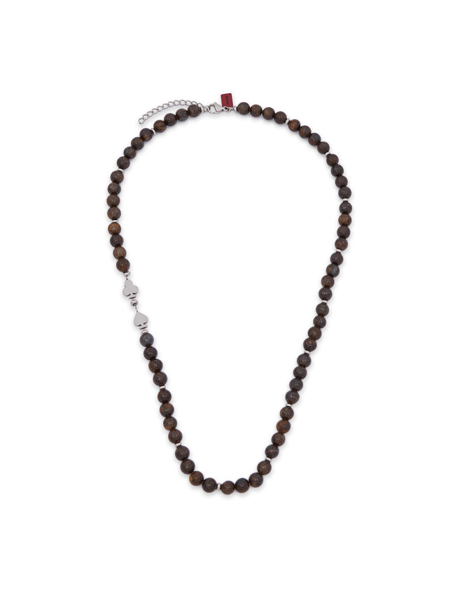 HUGO Halskette HUGO E-BEADS5-NEC 50566265 Braun