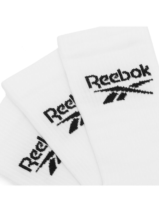 Reebok Zestaw 3 par wysokich skarpet unisex Reebok R0452-SS24 (3-pack) Biały