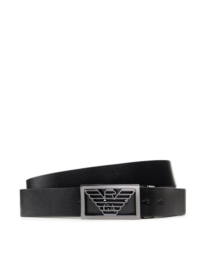 Emporio Armani Pasek Męski Emporio Armani Y4S507 Y134J 88244 Czarny