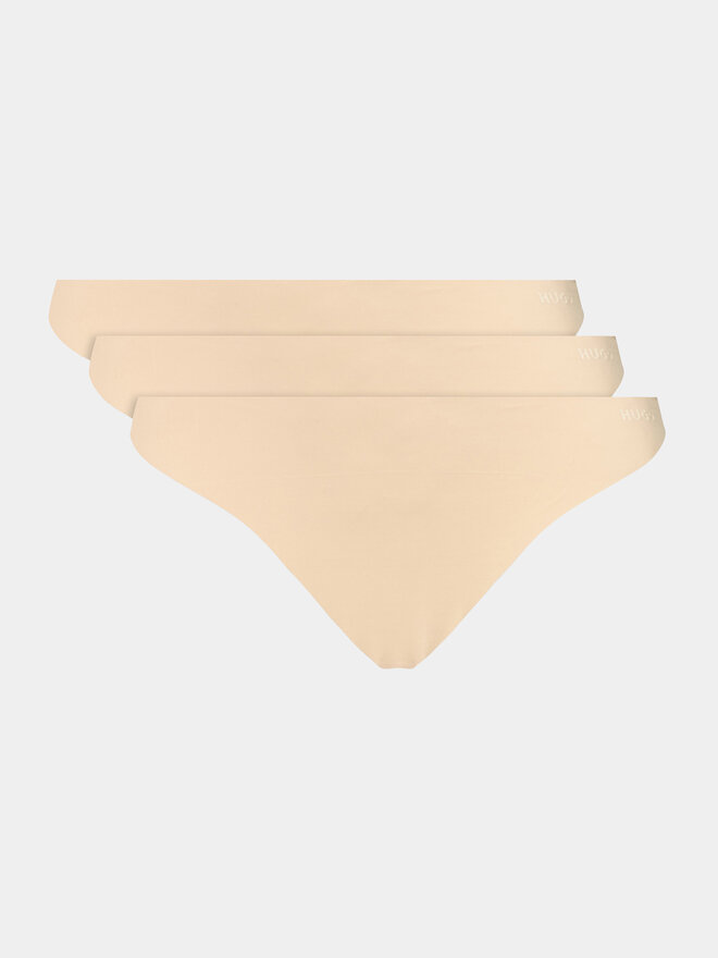 HUGO Hugo 3er-Set Stringtangas 50492489 Beige