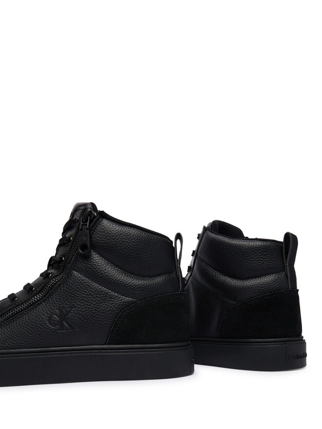 Calvin Klein Sneakers Calvin Klein Classic Cup Mid Laceup Zip Lth YM0YM01428 Schwarz