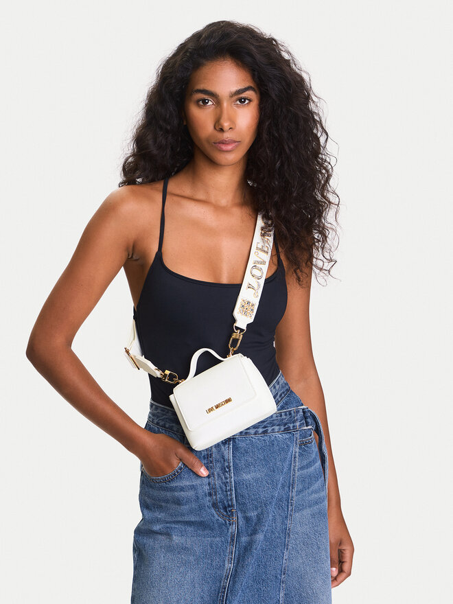 LOVE MOSCHINO Τσάντα LOVE MOSCHINO JC4279PP0MKI0100 Λευκό