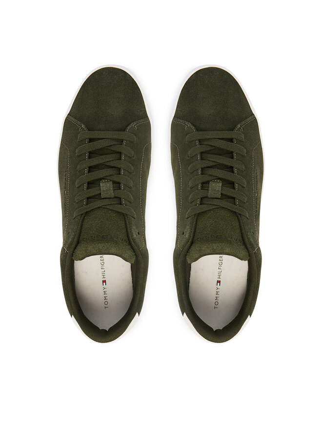 Tommy Hilfiger Zapatillas Tommy Hilfiger Th Court Core Suede FM0FM05716 Verde