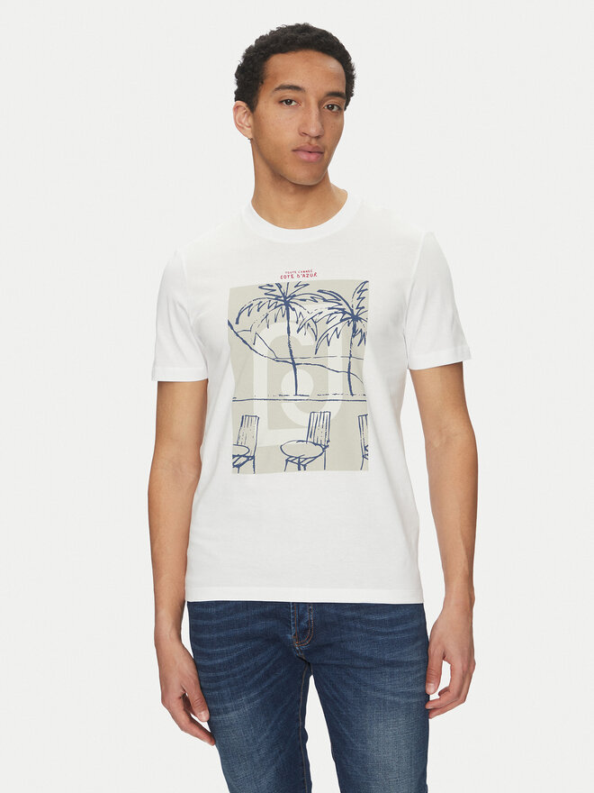 Liu Jo Liu Jo Camiseta QA5189 J4924 Blanco Regular Fit