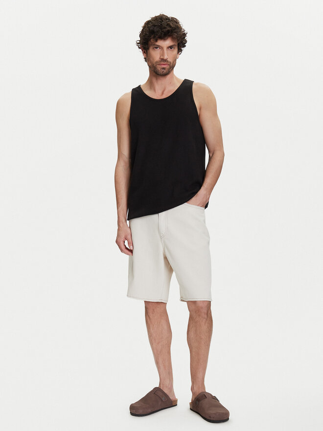 Gap Gap Tank top marškinėliai 768254-01 Juoda Regular Fit