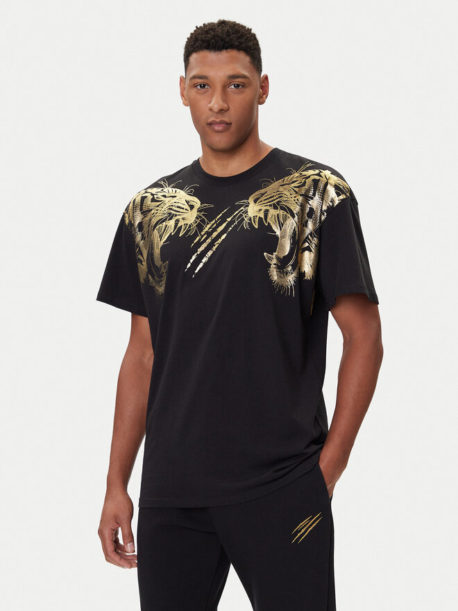 Plein Sport Plein Sport T-Shirt FAEC MTK8360 STE001N Schwarz Loose Fit