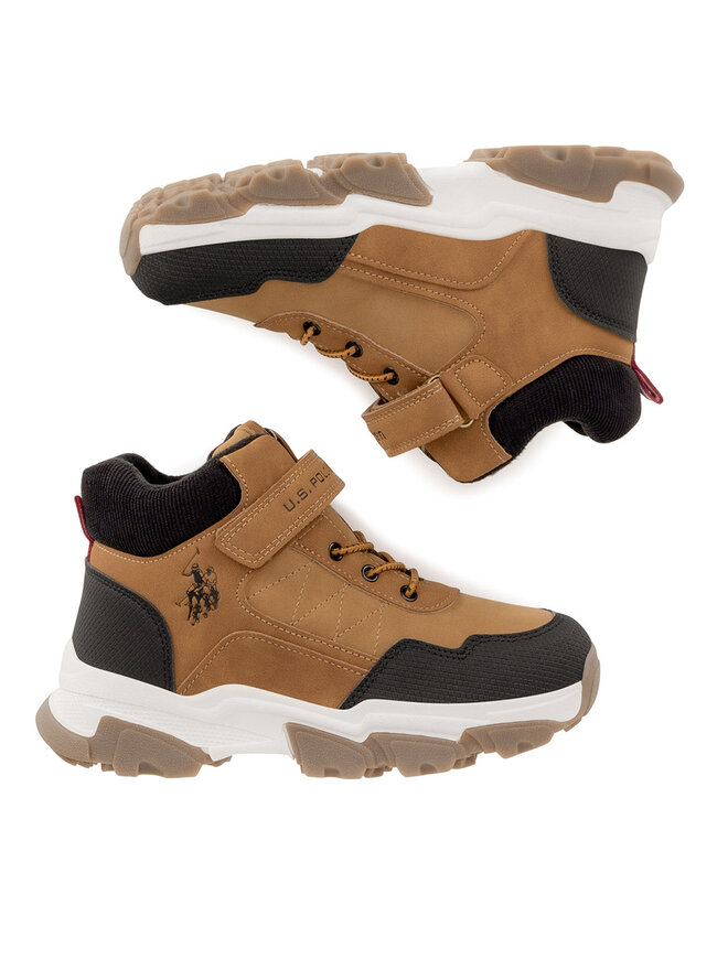 U.S. Polo Assn. Gležnjarji U.S. Polo Assn. KASPER001K/DY1 Rjava