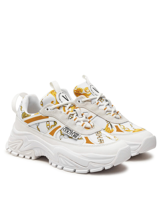 Versace Jeans Couture Sneakersy Versace Jeans Couture 77VA3SVG ZP321 Biały