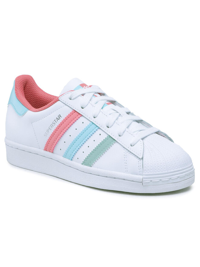 Adidas superstar blue rose top