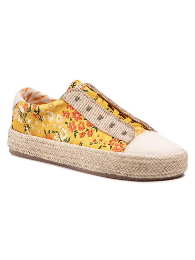 Espadrilles Desigual Honk Kong 21SSHA01 Jaune chaussures
