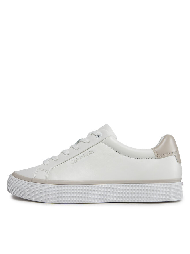 Calvin Klein Sneakers Calvin Klein Vulc Lace Up - Diamond Foxing HW0HW01865 Weiß