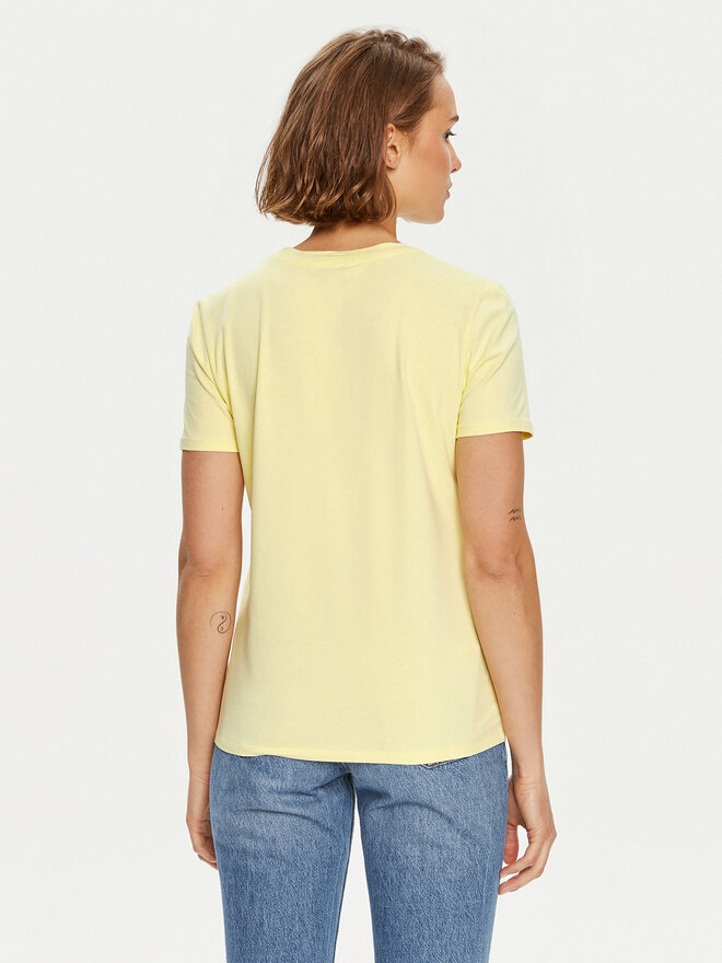 Tommy Hilfiger Tommy Hilfiger Camiseta 1985 WW0WW37877 Amarillo Regular Fit