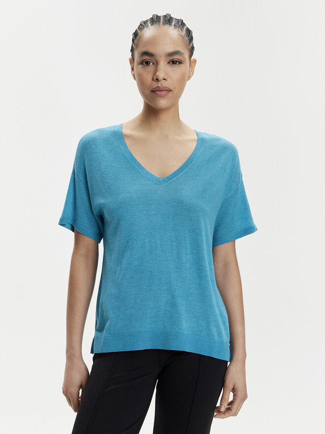 Vila Vila Majica Abella 14089540 Modra Relaxed Fit