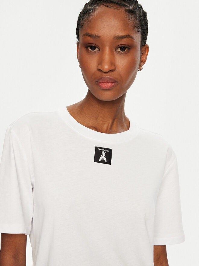 Patrizia Pepe Patrizia Pepe Camiseta 8M1612/J089-W103 Blanco Regular Fit
