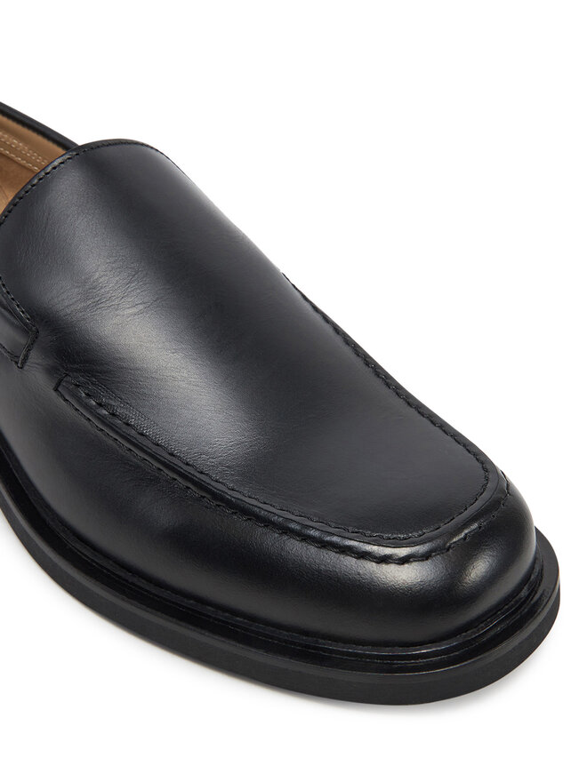 Calvin Klein Mokaszin Calvin Klein Sq Rubber Onepiece Moccasin HM0HM01883 Fekete