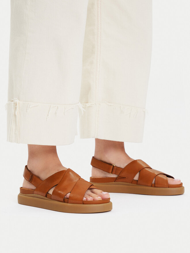 Clarks Босоніжки Clarks Aristella Sun 26181258 Коричневий